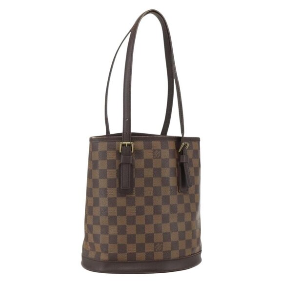 LOUIS VUITTON Handbags - Authentic LOUIS VUITTON Damier Ebene Marais Shoulder Bag N42240 LV